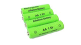 4 επαναφορτιζόμενες μπαταρίες AA και 4 AAA
