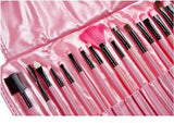 24-Piece μακιγιάζ-Brush σε ροζ χρώμα